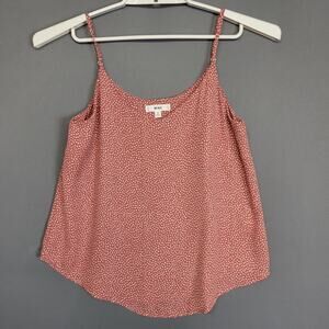 MINE for Anthropologie Camisole Tank Top Womens Small Polka Dots Adjustable NWOT